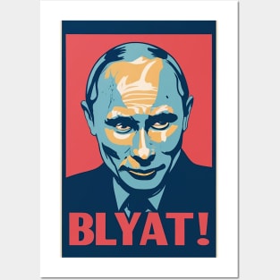 Blyat Puitin - Design 1 Posters and Art